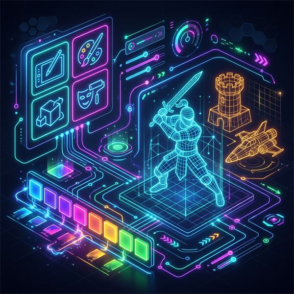 Game Art Hub Infographic