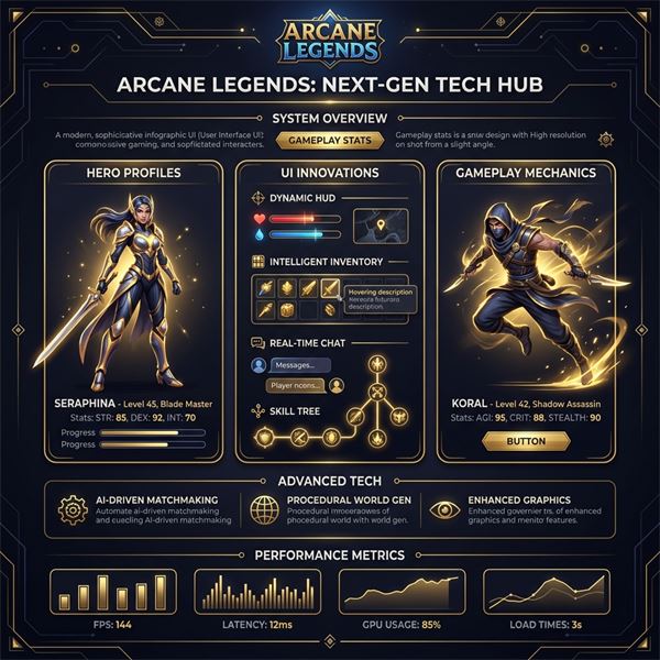 Characters Hub Infographic