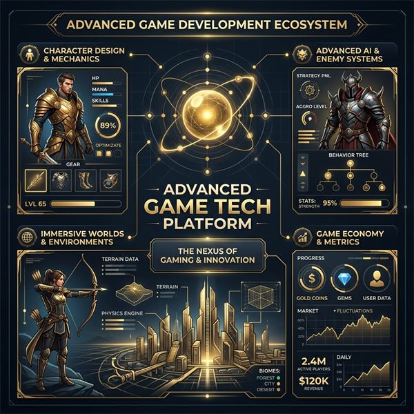 Game Titles Hub Infographic