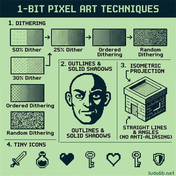 Minh họa kỹ thuật 1-Bit Pixel Art