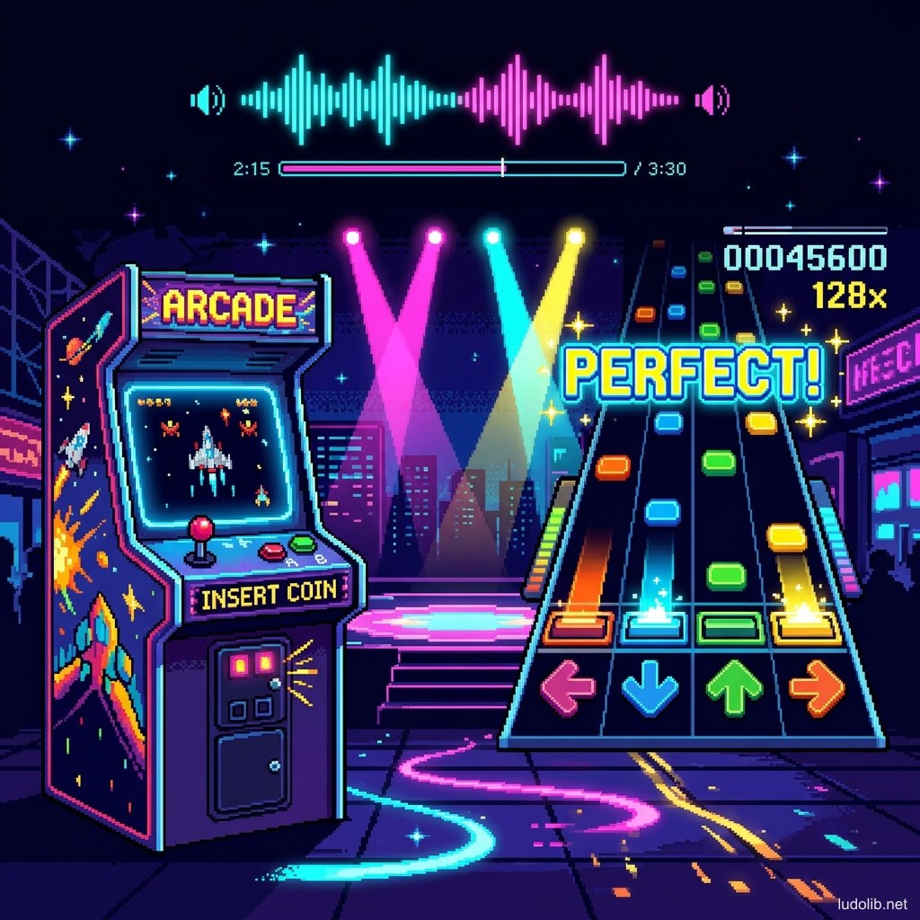 Arcade & Rhythm illustration