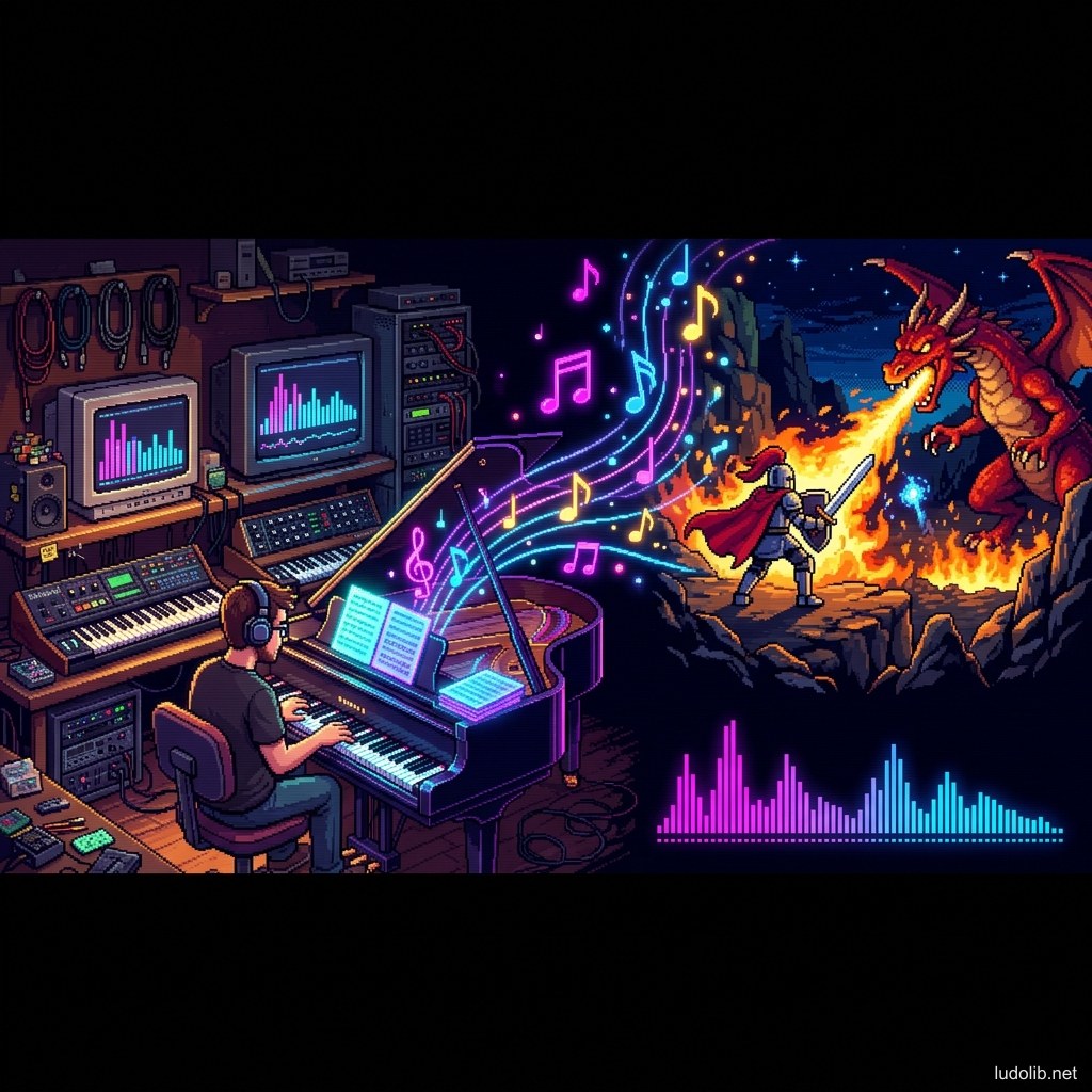 Game Music Illustration