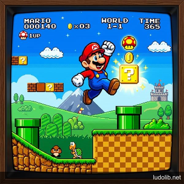Super Mario in Mushroom Kingdom