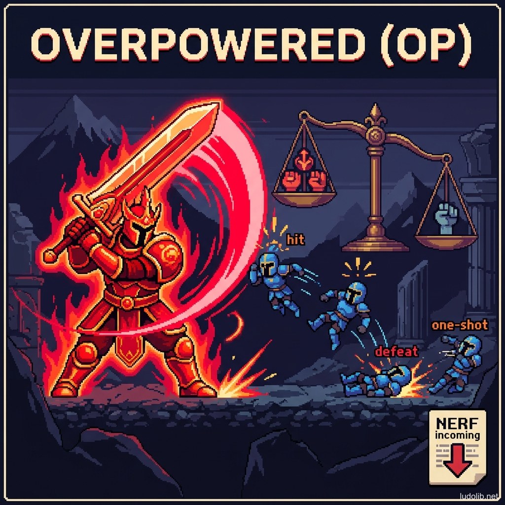 Overpowered Illustration
