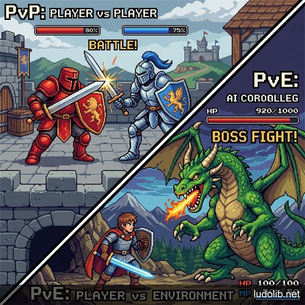 PVP PVE Illustration