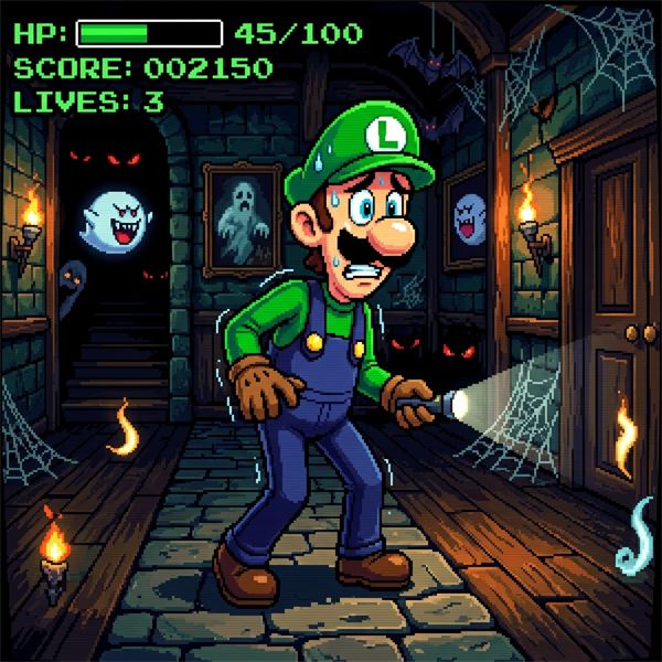 Luigi và chiếc máy hút bụi ma