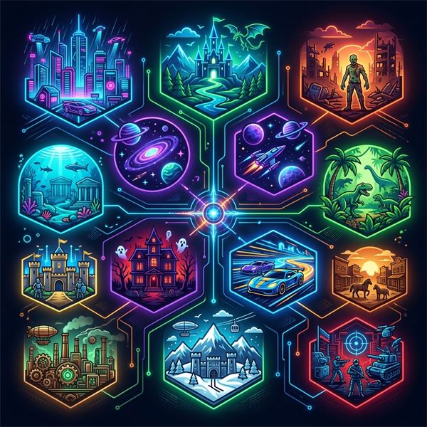 Game Themes Hub Infographic